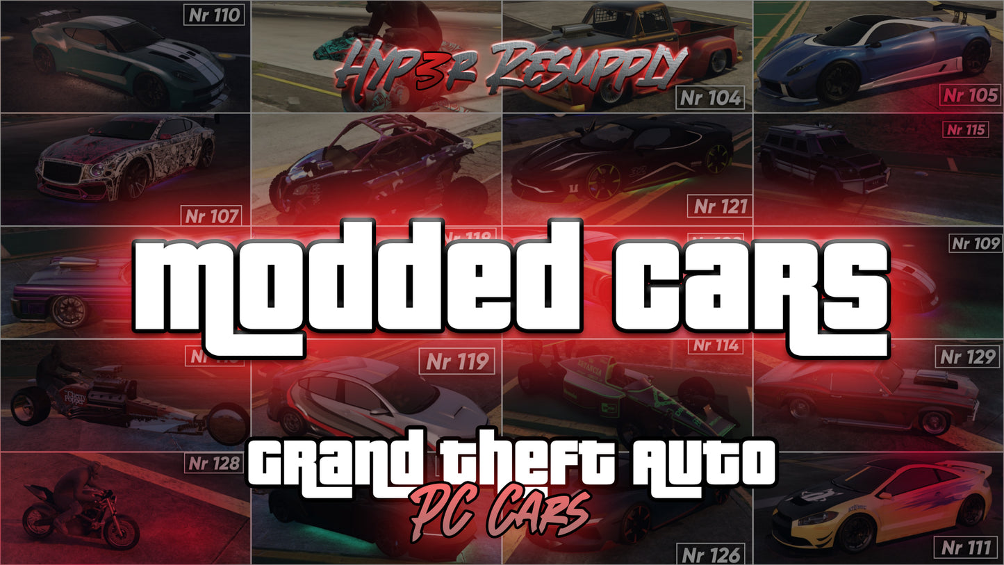 GTA Online PC Modded Cars