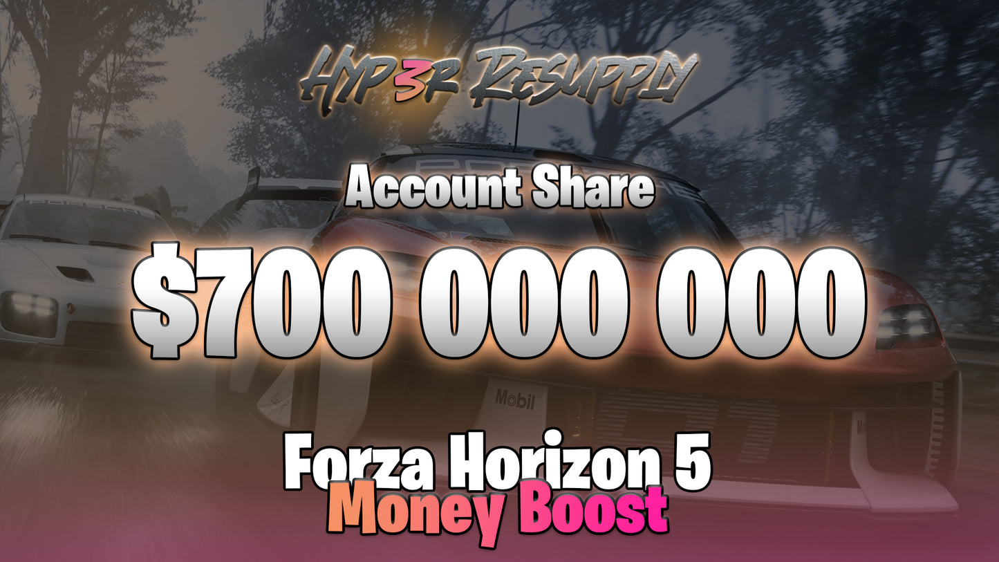 Forza Horizon 5 700 Million - Xbox One/Series X/S or Steam [Account Share]