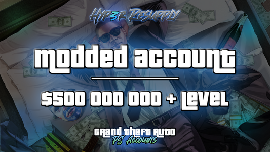 GTA Online Modded Account 500 Million + Level  PS4/PS5