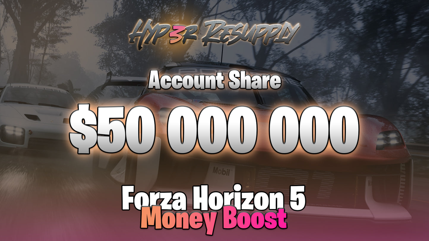 Forza Horizon 5 50 Million - Xbox One/Series X/S or Steam [Account Share]